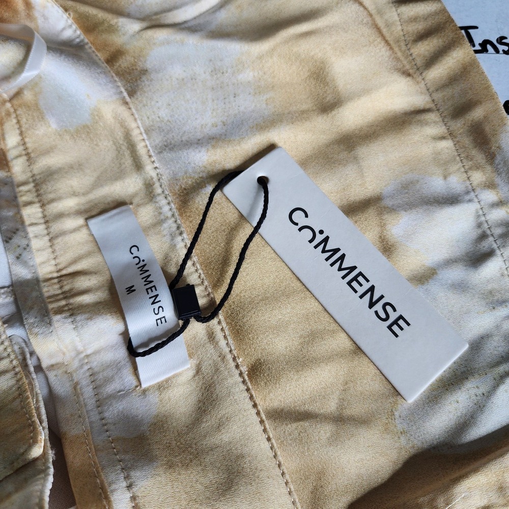 Commense Romance Yellow with white Flowers Floral Printed Wide-leg Pants Size M - Picture 9 of 11